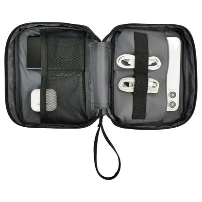 Organizer-Tasche Tech-Zubehörtasche schwarz