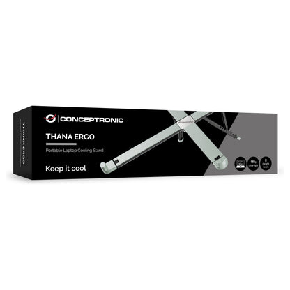 Laptop-Stand 5kg ERGO tragbar 17.3"sil