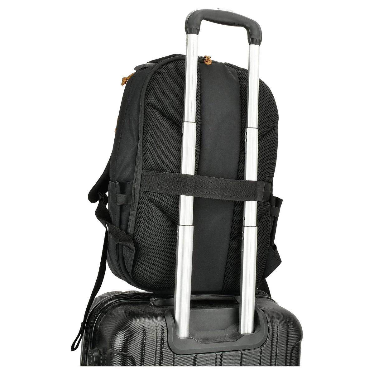 Notebook-Rucksack 15" Multi-Fächer-Design schw.