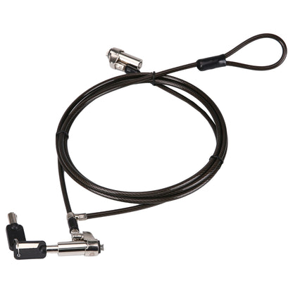 NBT Notebook Zahlenschloss Nano-Lock Dual 1.80m