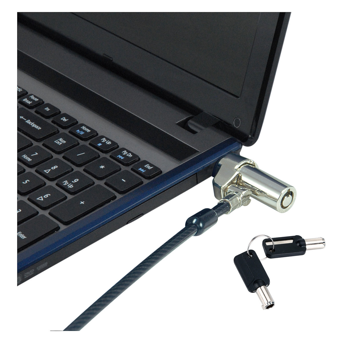 NBT Notebook Zahlenschloss Nano-Lock Dual 1.80m