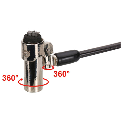 NBT Notebook Zahlenschloss Nano-Lock Dual 1.80m