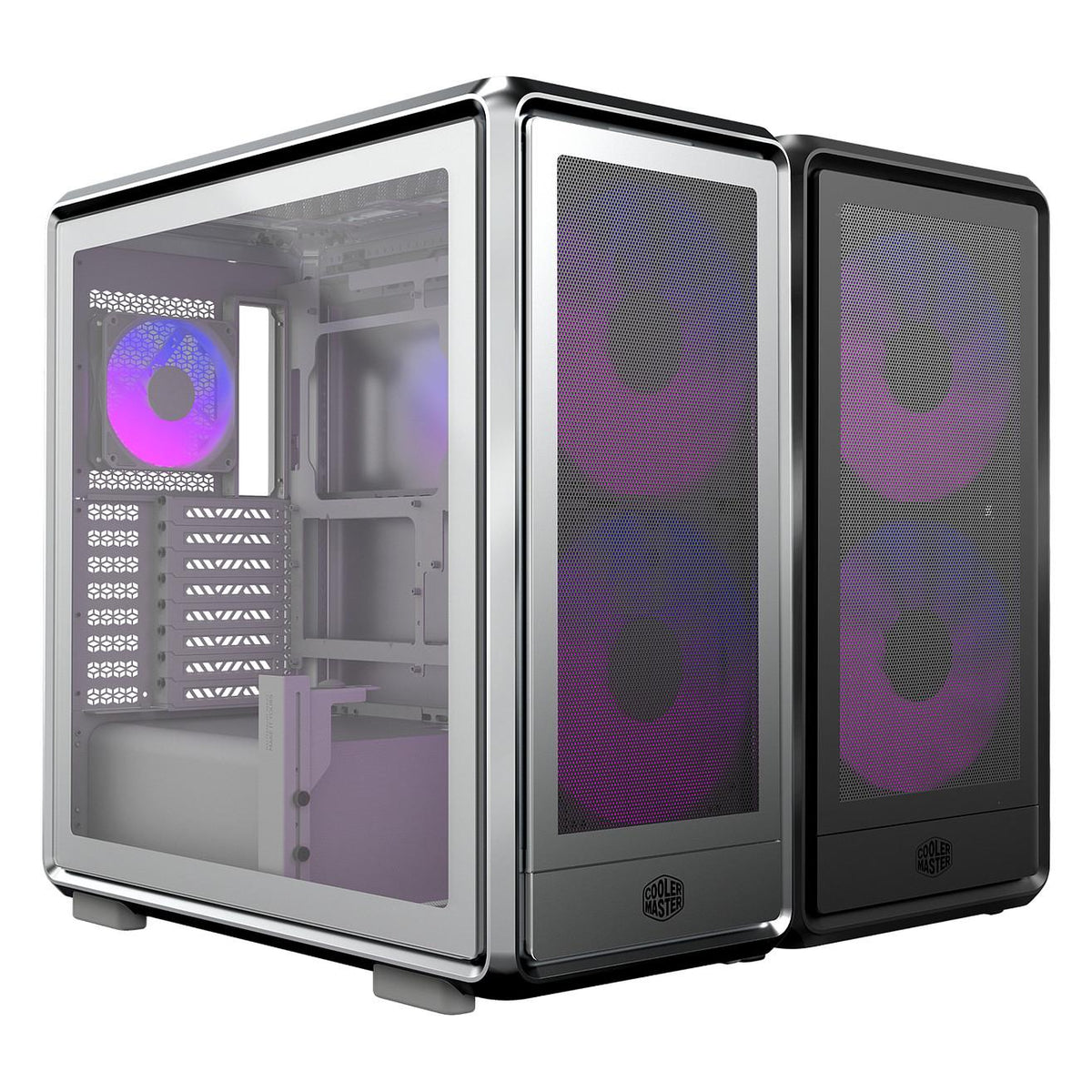 Cooler Master Masterframe 600 Mesh ARGB (silber, Tempered Glass)