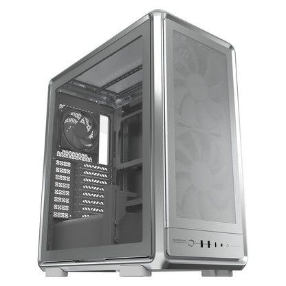 Cooler Master Masterframe 500 Mesh ARGB (silber, Tempered Glass)