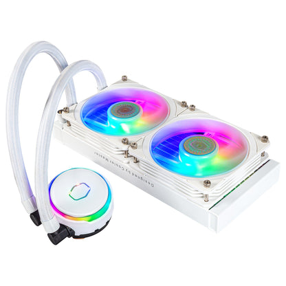 K Cooler Master WAK MasterLiquid PL240 FLUX White 1700 1200 20x