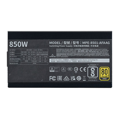 850W Cooler Master MWE Gold V2 ATX 3.1 Power Supply