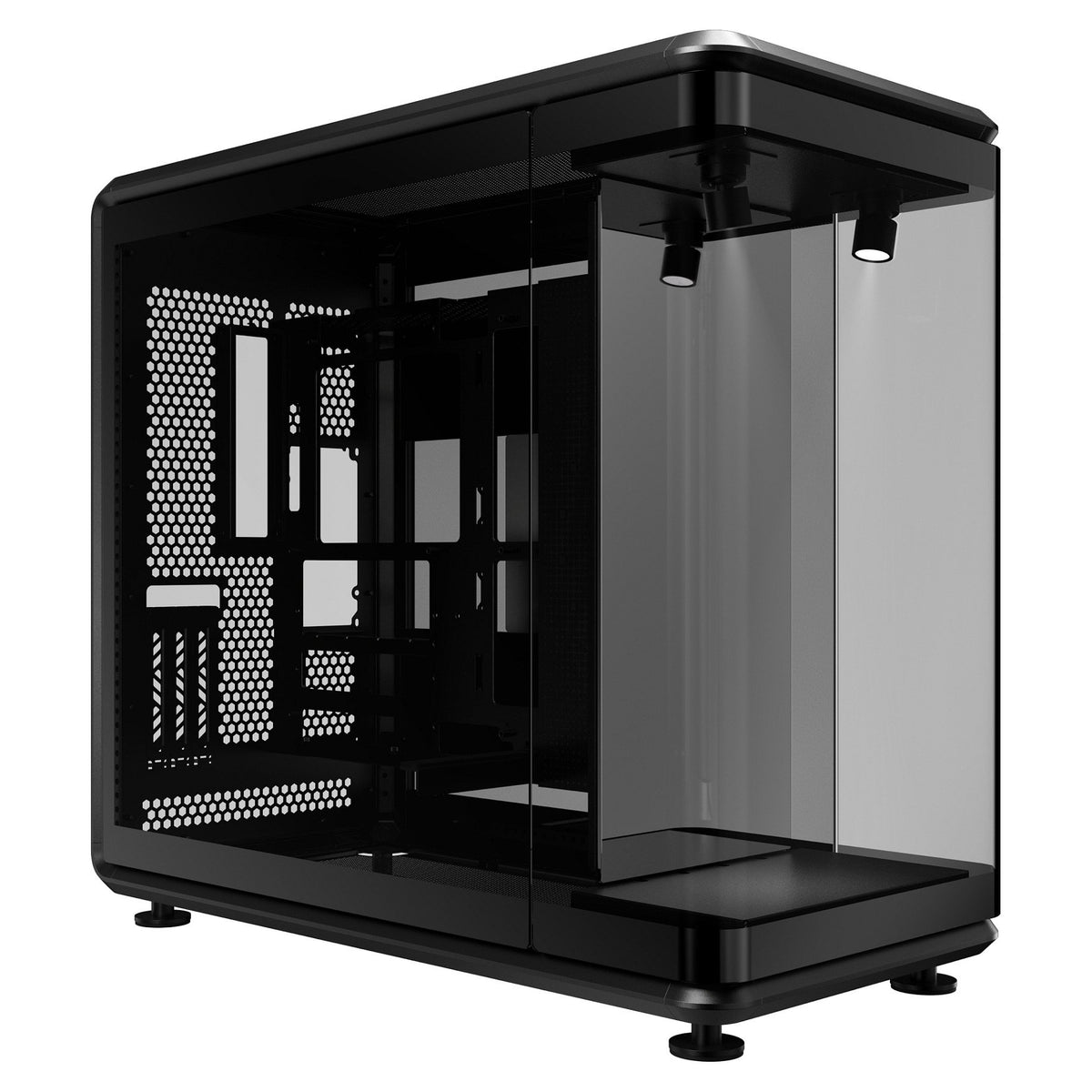 Cooler Master MasterFrame 360 Panorama (schwarz, Panorama-Glasdesign)