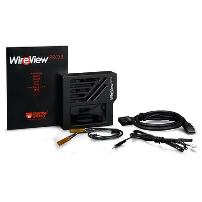 Thermal Grizzly WireView Pro II (schwarz, normal, 12V-2x6-Pin, USB-C)
