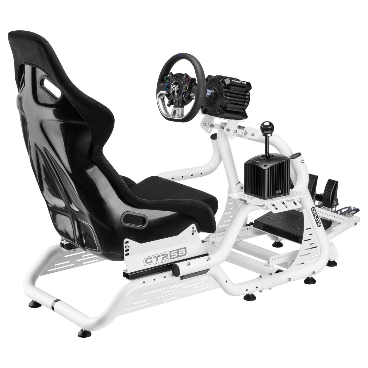 OPLite Halter für Simracing & Flightsim Zubehör weiß