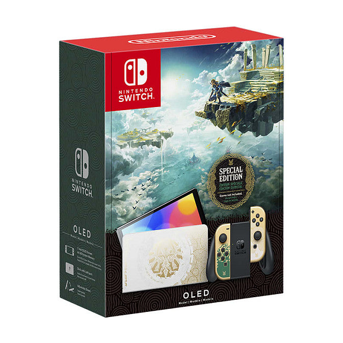 Nintendo Switch OLED Console + Zelda: Tears of the Kingdom Limited Edition