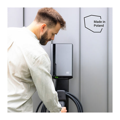 Greencell HabuDen Wallbox 22kW 32A 5m NFC Ladekabel Typ 2