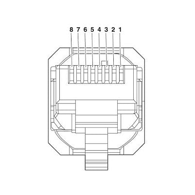 Phoenix 1656725 VS-08-RJ45-5-Q/IP20 RJ45-Steckverbinder