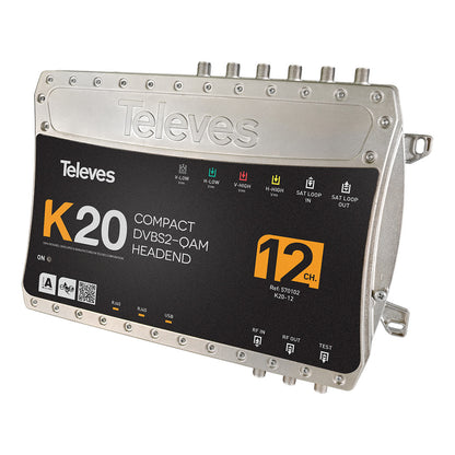 Televes K20-12 Kompaktkopfstelle 12Transponder DVB-S2 in QAM