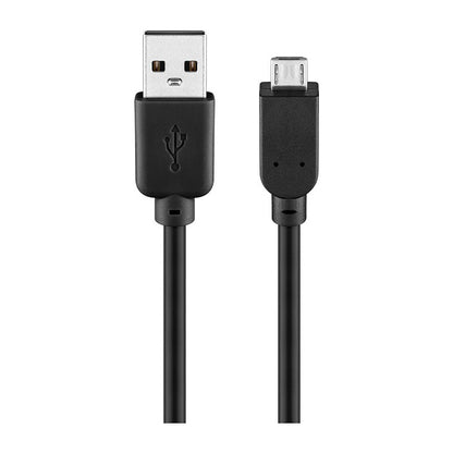 Wentronic goobay - USB 2.0 Kabel - USB 2.0 Typ A (M) - micro USB 2.0 Typ D (M) - 3 m - schwarz