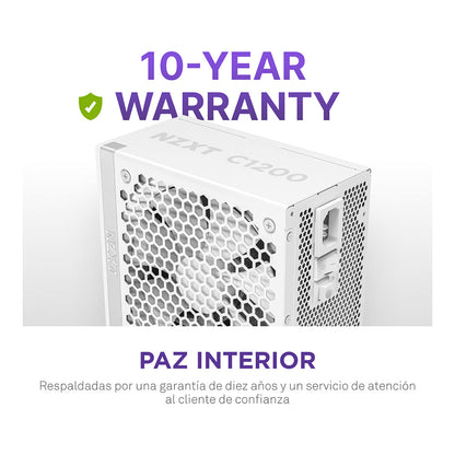 1200W NZXT C Series C1200 Netzteil 80+ Gold White PA-2G2BW-E