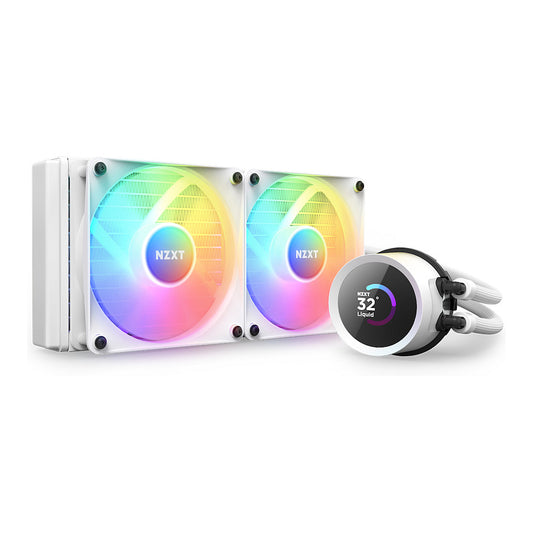 K NZXT KRAKEN 240 RGB Wasserkühler Display White RL-KR240-W1