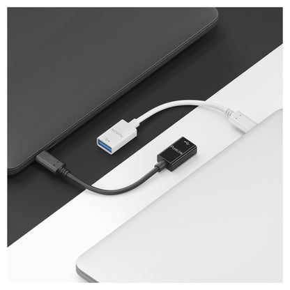 PureLink USB-C auf USB-A Adapter - USB 3.1 Gen 1 - iSerie - schwarz - 0,10m