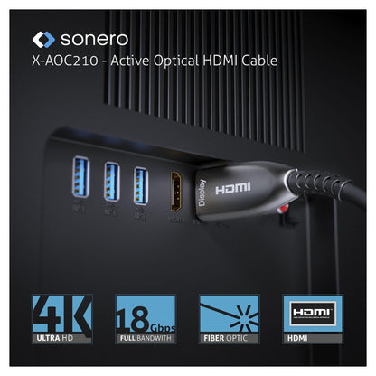 PureLink sonero Aktives HDMI 4K AOC Extender Kabel - 10m