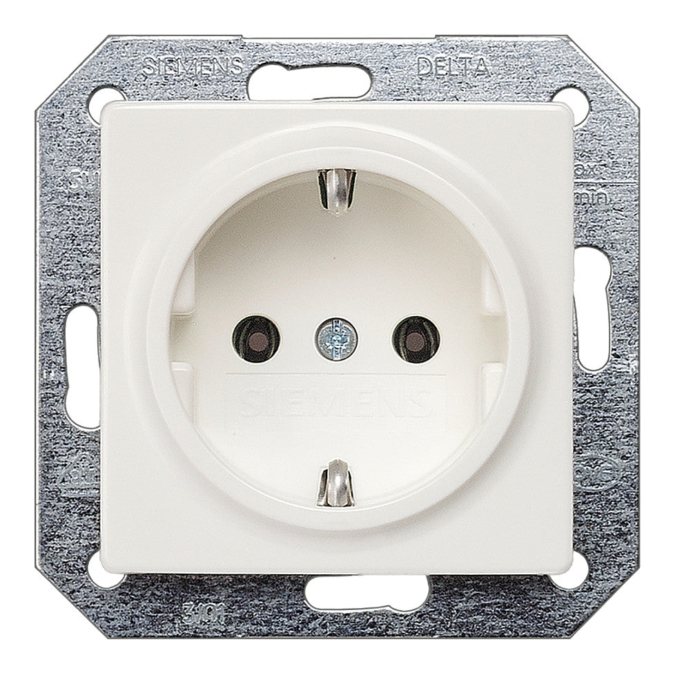 Siemens 5UB1511 DELTA i-system Schuko- Steckdose 10/16A 250V titanwei