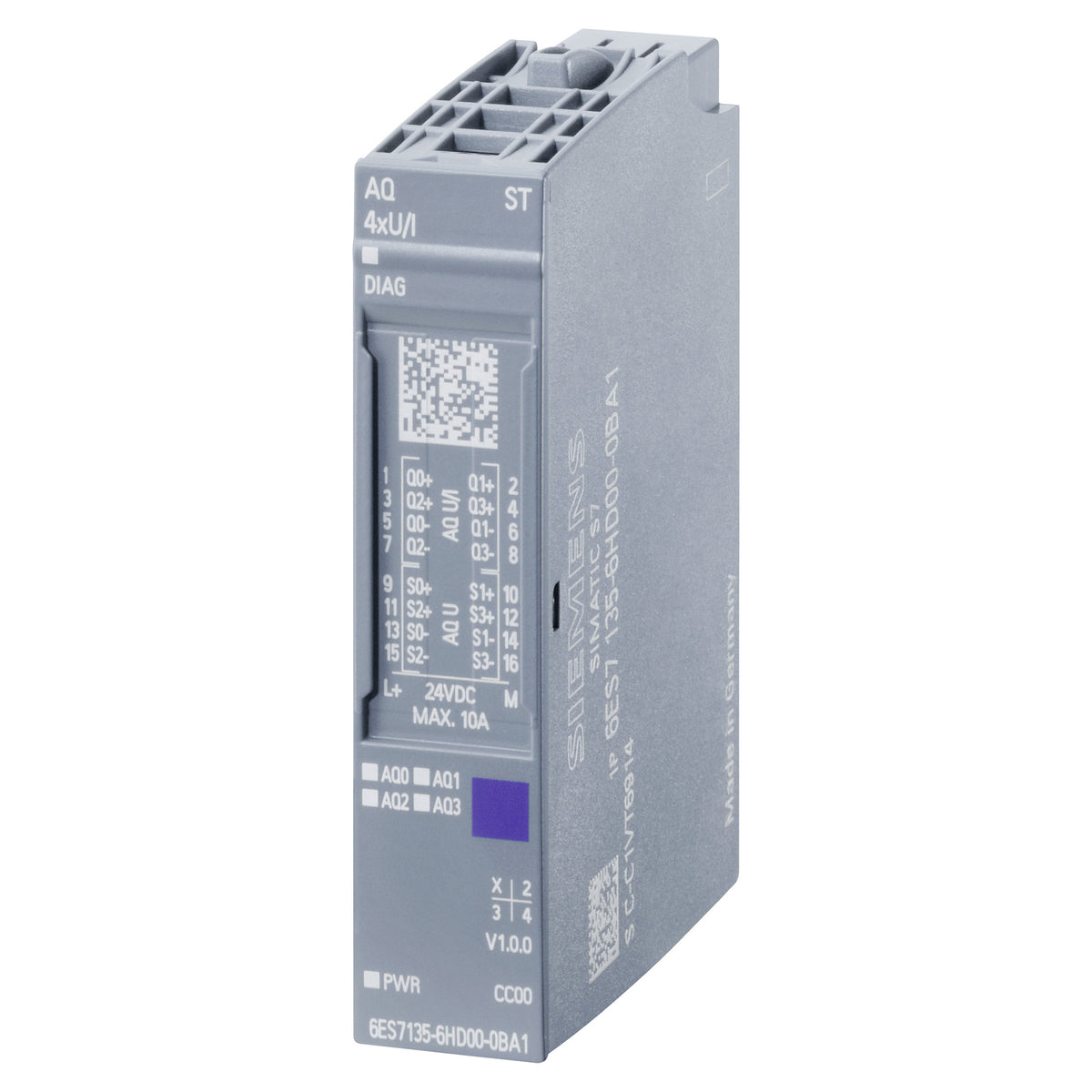 Siemens 6ES71356HD000BA1 SIMATIC ET 200SP analo. Ausg.modul AQ 4XU/I Stand.