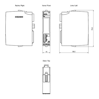SIEM Siemens ET 200SP 6ES7131-6BH01-0BA0 Simatic Digital Eingang DI 16x24 VDC