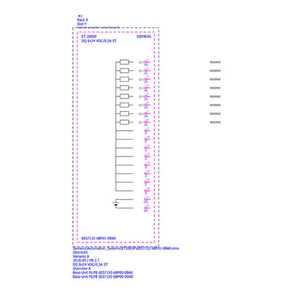 SIEM Siemens 6ES7132- 6ES7132-6BF01-0BA0 6BF01-0BA0 ET 200SP Simatic Digitales