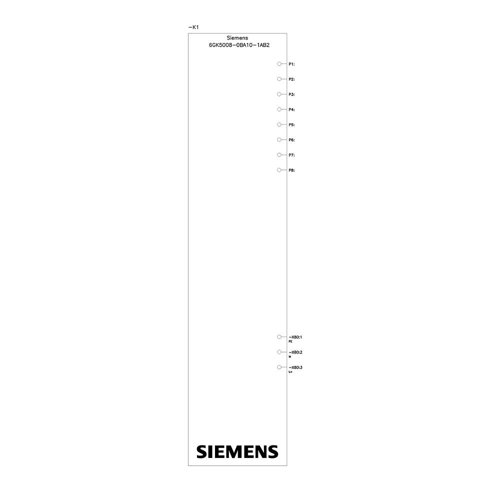Siemens SCALANCE 6GK5008-0BA10-1AB2 XB008 unmanag.Industrial Ethernet Switch