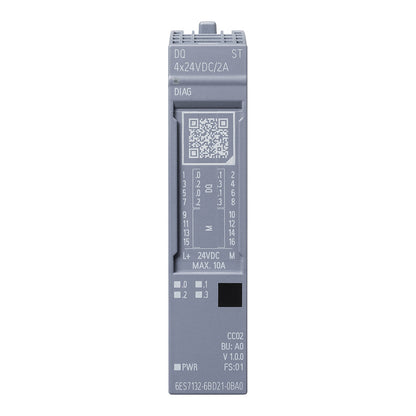 SIEM 6ES7132-6BD21-0BA0 SIMATIC ET 200SP DQ 4x24VDC/2A ST VPE 1