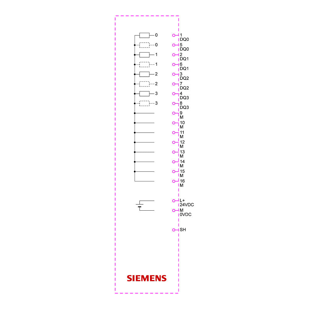 SIEM 6ES7132-6BD21-0BA0 SIMATIC ET 200SP DQ 4x24VDC/2A ST VPE 1