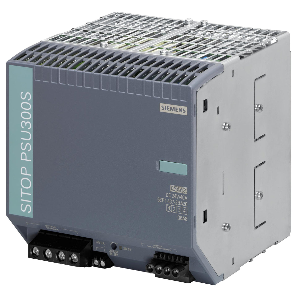 Siemens 6EP14372BA20 SITOP PSU300S 40A gerege. Stromvers. Eing.3 400-500VAC