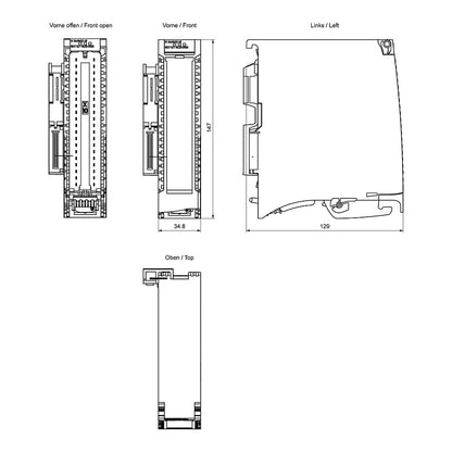 Siemens 6ES75211BL000AB0 SIMATIC S7-1500 Digitaleingabemodul DI 32x24VDC 32Kanle