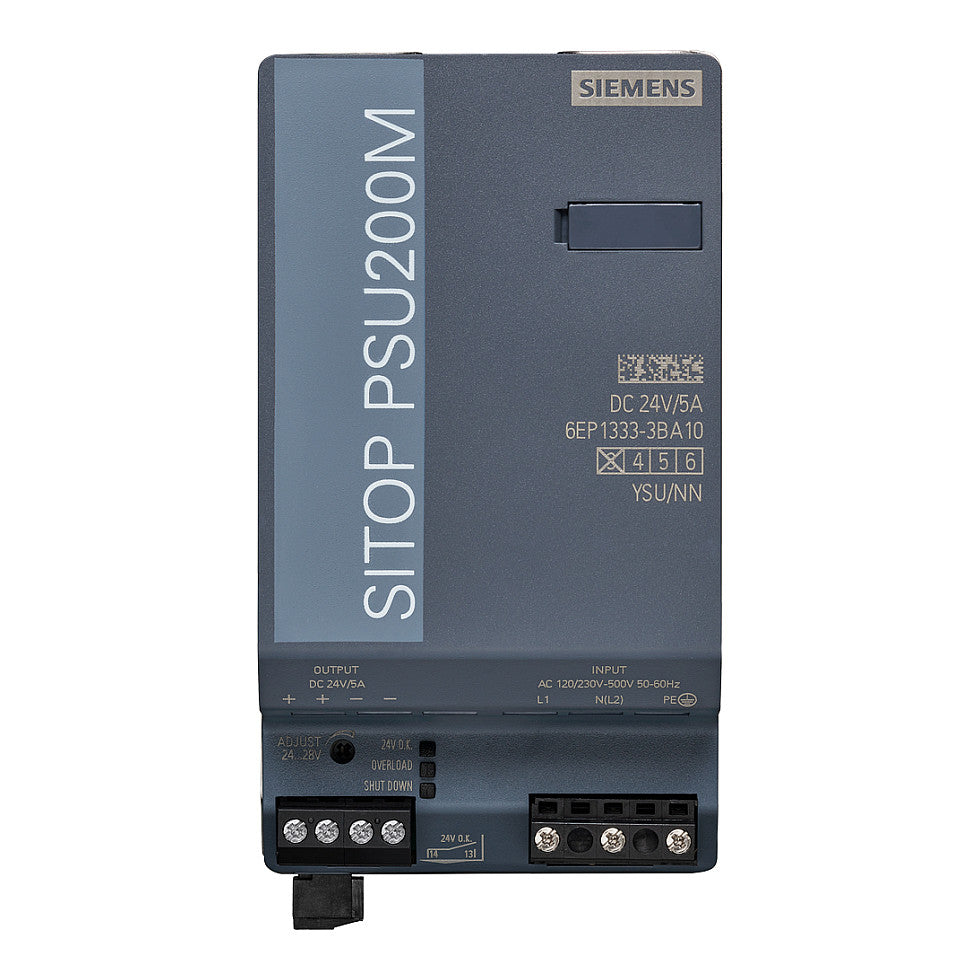 Siemens 6EP13333BA10 SITOP PSU200M 5A geregelte Stromversorgung