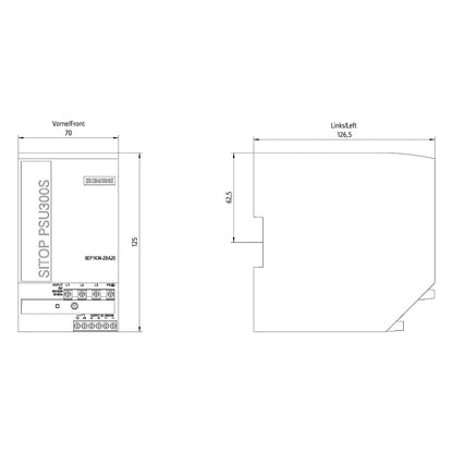 SIEM Stromversorgung SITOP 6EP1434-2BA20 PSU300S, 3-phasig DC 24 V/10 A 6EP1434-