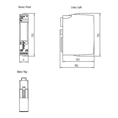 SIEM 6ES7138-6AA01-0BA0 SIMATIC ET 200SP, TM count 1x 24V Zählerbaugruppe