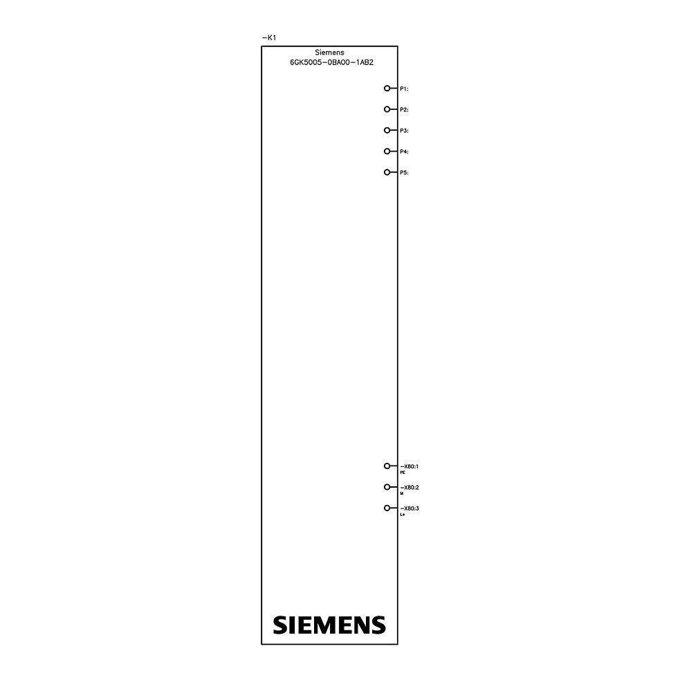 Siemens 6GK50050BA001AB2 SCALANCE XB005 unmanaged Ind. Ethernet Switch