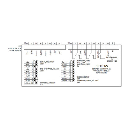 SIEM 6EP1931-2DC21 SITOP Power DC-USV-Modul 6A