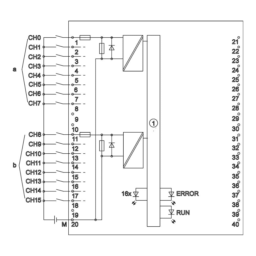 SIEM 6ES7521-1BH10-0AA0 SIMATIC S7-1500, Digitaleingabemodul DI 16 x DC24V, 16 K