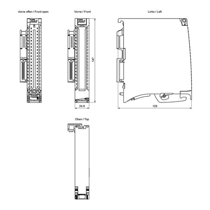 SIEM 6ES7521-1BH10-0AA0 SIMATIC S7-1500, Digitaleingabemodul DI 16 x DC24V, 16 K