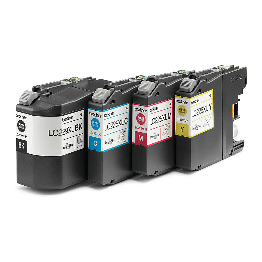 Brother LC-229XLVALBP Schwarz, Cyan, Magenta, Gelb