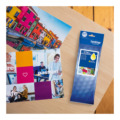 Brother LC528XLY Yellow Ink Cartridge Gelb
