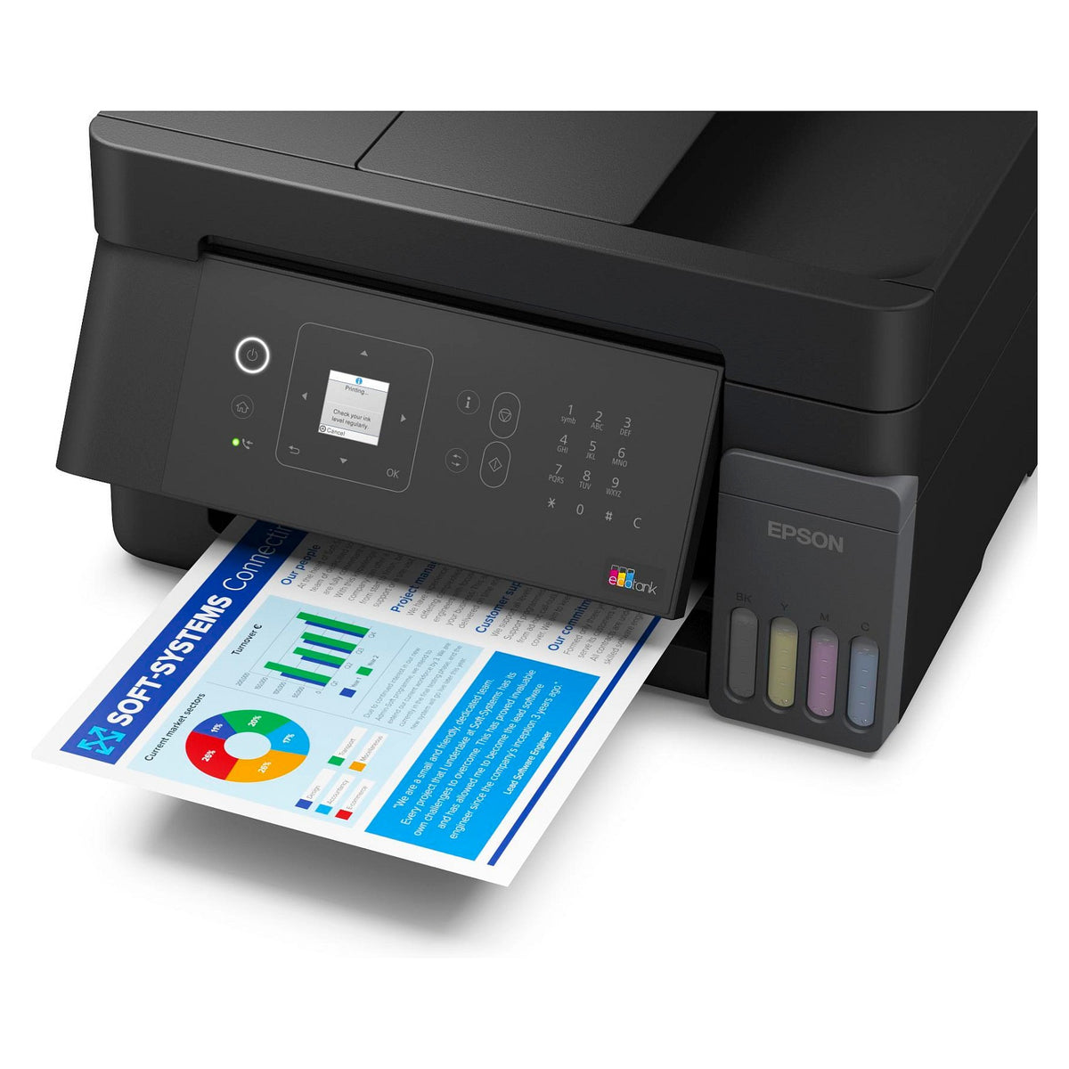 Epson EcoTank ET-4905 Multifunktionsdrucker 4in1 Tintenstrahl Farbe A4 11s/m