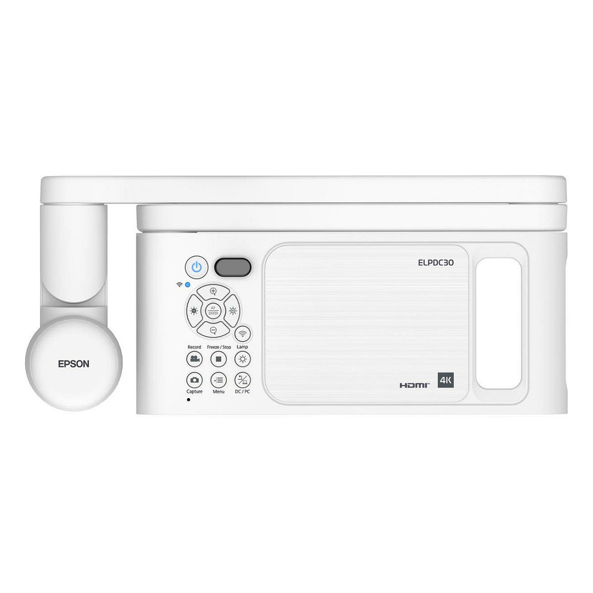Epson ELPDC30 Dokumentenkamera - 4K-UHD, 23x Zoom, HDMI
