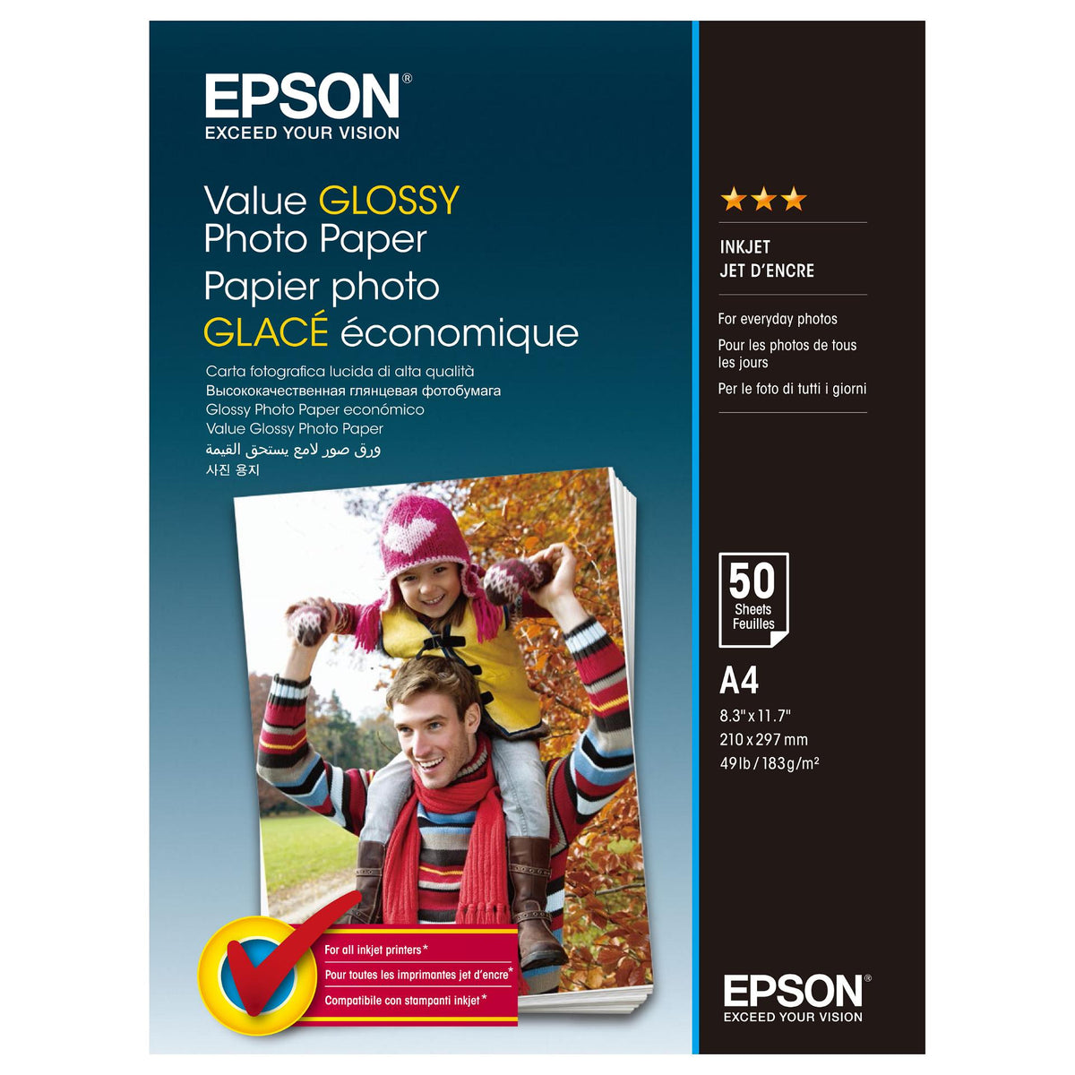 Epson Value Glossy Photo Paper C13S400035 20 Blätter A4