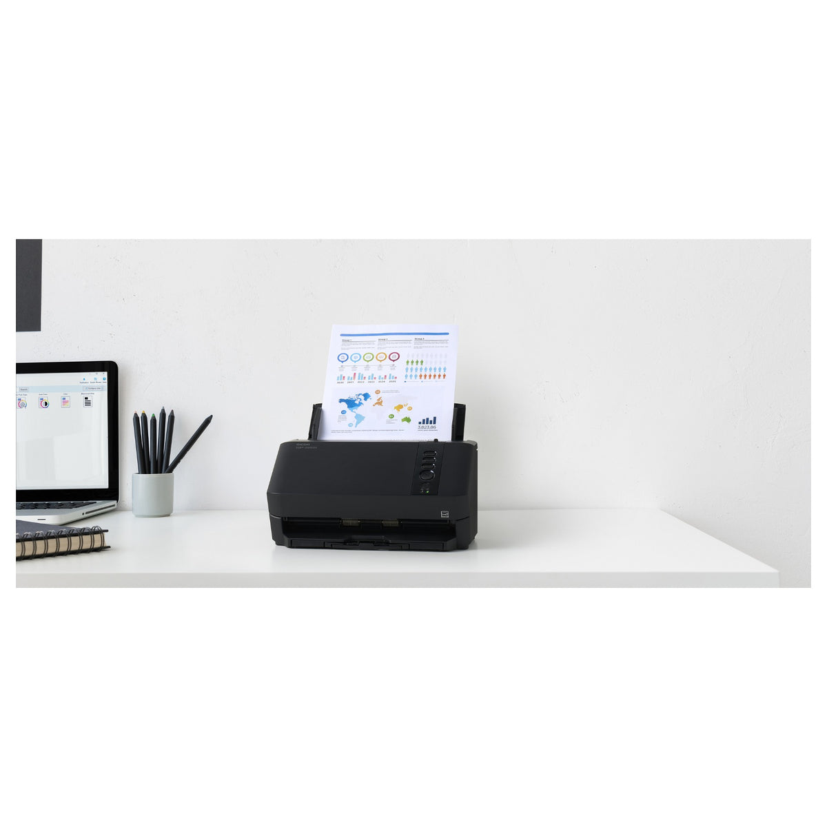 RICOH SP-2240N 40 ppm/80 ipm A4 Duplex ADF Gigabit Ethernet USB 3.2 LED Workgroup Scanner