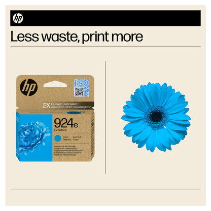HP 924e EvoMore Cyan Original Ink Cartridge Cyan 800Seiten