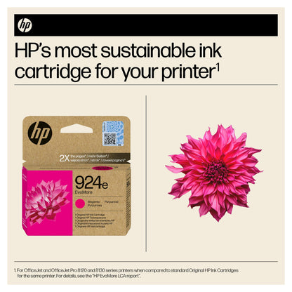 HP 924e EvoMore Magenta Original Ink Cartridge Magenta 800Seiten