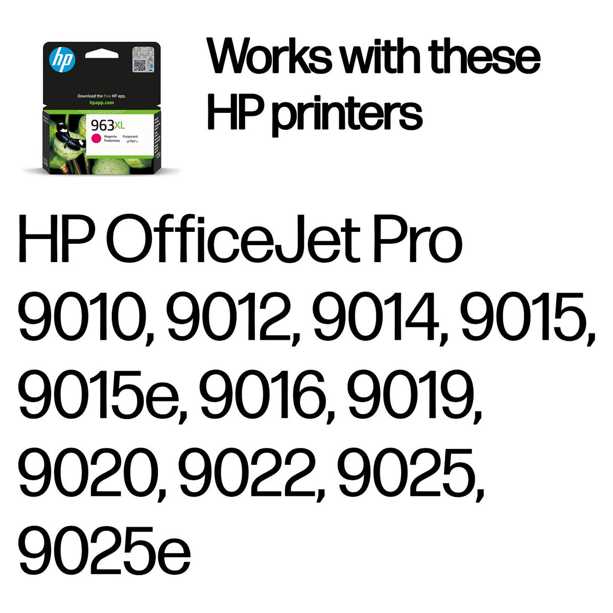 HP 963XL High Yield Magenta Original Ink Cartridge Magenta 23,25ml 1600Seiten