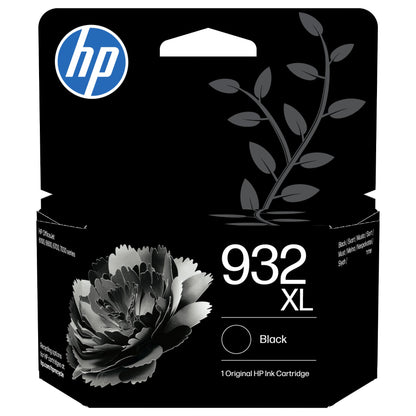 HP 932XL High Yield Black Original Ink Cartridge Schwarz 22,5ml 1000Seiten
