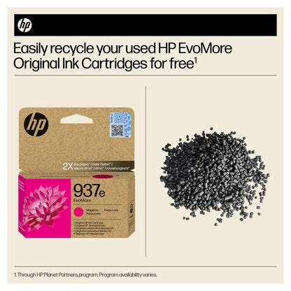 HP 937e EvoMore Magenta Original Ink Cartridge Magenta 1650Seiten