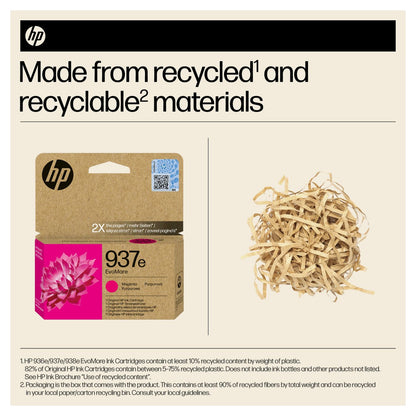 HP 937e EvoMore Magenta Original Ink Cartridge Magenta 1650Seiten